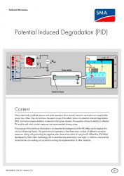 Potential Induced Degradation (PID)